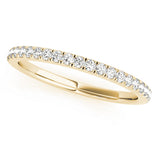 14k Gold Diamond Wedding Band