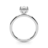 14k Gold Solitare Marquise Diamond Engagement Ring