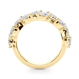 14k Gold Nature Inspired Wedding Band