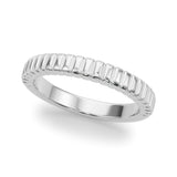 14k Gold Textured Wedding Band