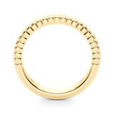14k Gold Textured Wedding Band