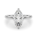 14k Gold Marquise Diamond Engagement Ring