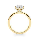 14k Gold Marquise Diamond Engagement Ring