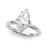 14k Gold Marquise Diamond Engagement Ring