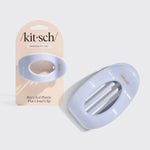 Kitsch recycled plastic flat cloud clip with packaging on a white background