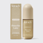Kit-sch Pistachio Latte hair perfume bottle and packaging on a white background