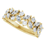 14k Gold 1.3ct Diamond Wedding Band