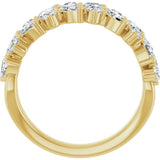 14k Gold 1.3ct Diamond Wedding Band