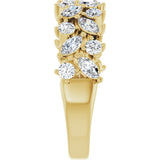 14k Gold 1.3ct Diamond Wedding Band