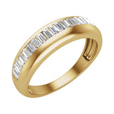 14k Gold 0.5ct Diamond Wedding Band