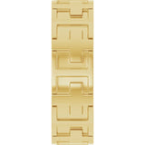 14k Gold Cross Men's Wedding Band