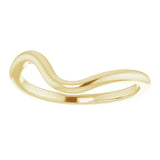 14k Gold Contour Wedding Band