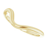 14k Gold Contour Wedding Band