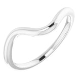 14k Gold Contour Wedding Band