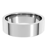14k Gold Comfort Fit Lightweight Flat Men's Wedding Band