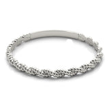 14k Gold Twisted Wedding Band