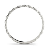 14k Gold Twisted Wedding Band
