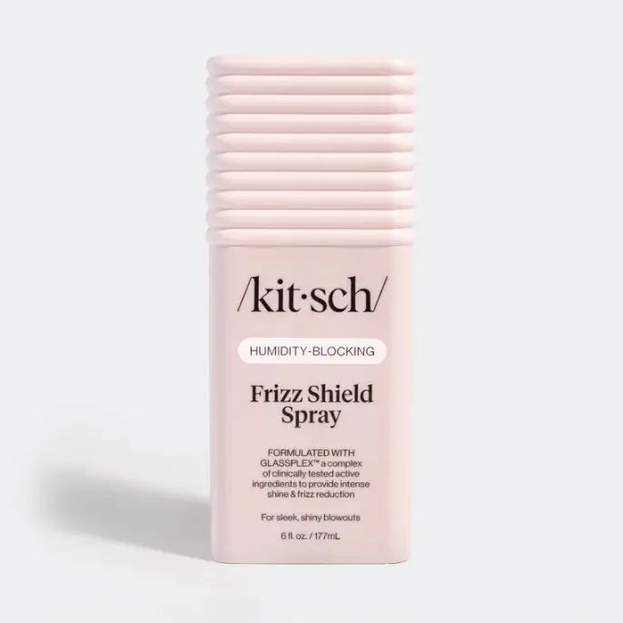 Kitsch Frizz Shield Spray bottle on a light gray background