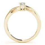 14k Gold Three-Stone Engagement Ring