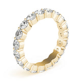 14k Gold .50ct Lab Grown Diamond Shared Prong Eternity Wedding Band