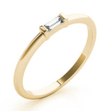 14k Gold East West Baguette Ring