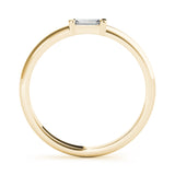 14k Gold East West Baguette Ring