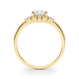 14k Gold Round Diamond Engagement Ring