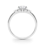 14k Gold Round Diamond Engagement Ring