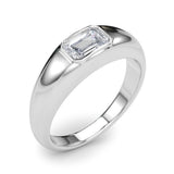 14k Gold Bezel Set Engagement Ring