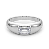 14k Gold Bezel Set Engagement Ring