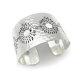 Silver Plated Brass Cuff Bracelet