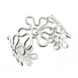 Silver Plated Brass Cuff Bracelet