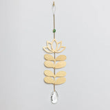 Lotus & African Turquoise Suncatcher