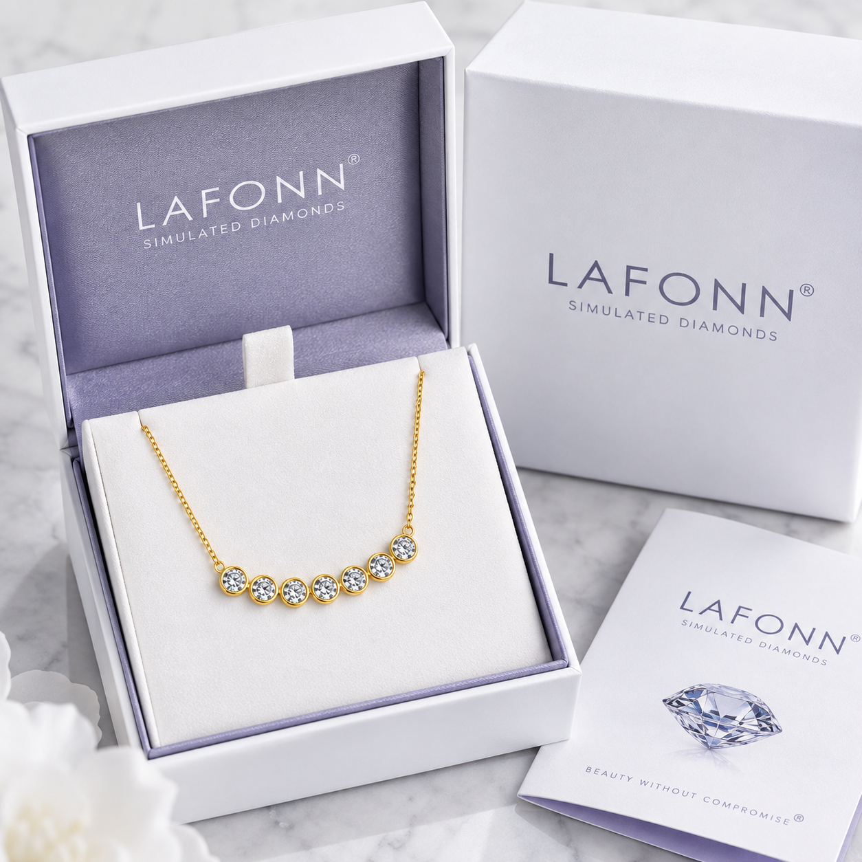 Lafonn Bezels of Joy Necklace