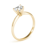 14k Gold Heart Diamond Solitaire Engagement Ring