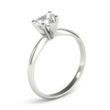 14k Gold Heart Diamond Solitaire Engagement Ring