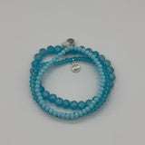 Glistening Blue Lizas Stack