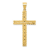 14k Yellow Gold Cross