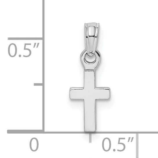 Nespoli Jewelers 14k White Gold Cross Pendant