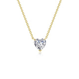 Heart Solitaire Necklace