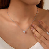 Heart Solitaire Necklace