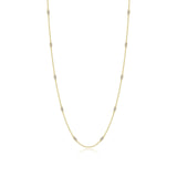 0.6ct Adjustable Station Necklace