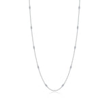 0.6ct Adjustable Station Necklace