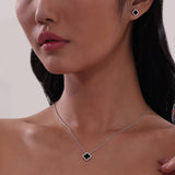 0.49ct Halo Necklace