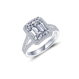 Halo Travel Engagement Ring