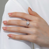 Classic Three-Stone Travel Engagement Ring