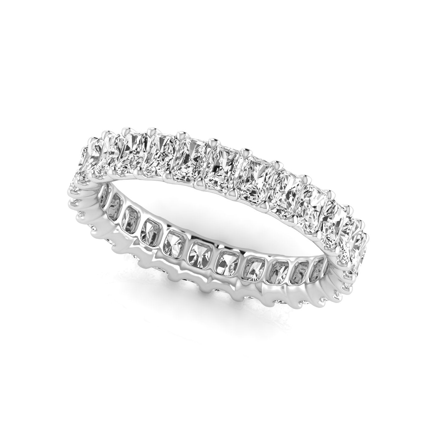 Eternity Radiant Diamond Wedding Band
