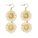 Dual Daisy Earrings