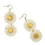 Dual Daisy Earrings