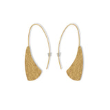 Golden Shepard's Hook Earrings